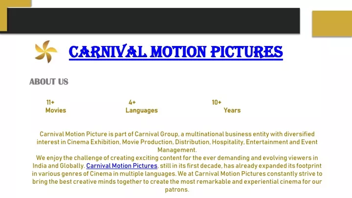 carnival motion pictures