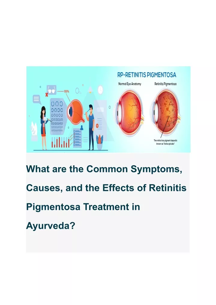 retinitis pigmentosa treatment in ayurveda