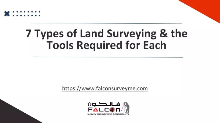 7 types of land surveying the tools required for each