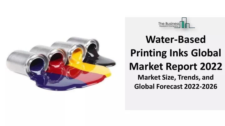water based printing inks global market report