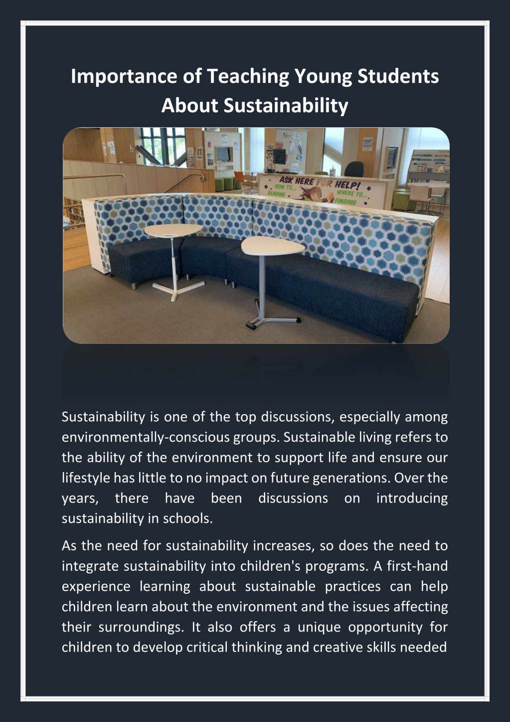 PPT - Importance Of Teaching Young Students About Sustainability ...