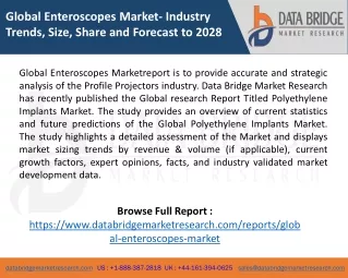 global enteroscopes market industry trends size
