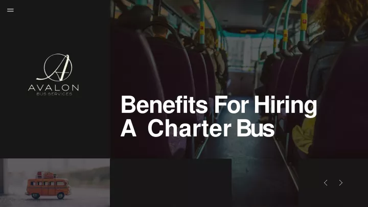 benefits for hiring a charter bus