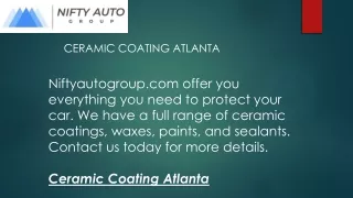 ceramic coating atlanta