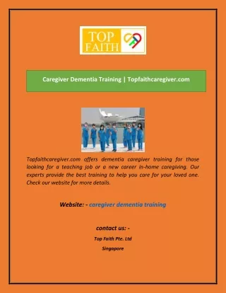 caregiver dementia training topfaithcaregiver com