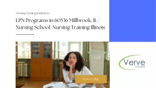 LPN Programs in 60536 Millbrook, IL  Nursing School Nursing Training Illinois