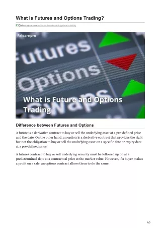 fxlearnpro.com-What is Futures and Options Trading (1)