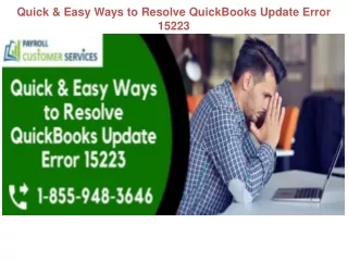 quick easy ways to resolve quickbooks update error 15223