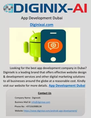 App Development Dubai
