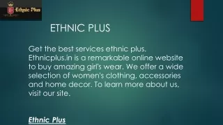 ethnic plus