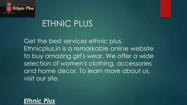 ethnic plus