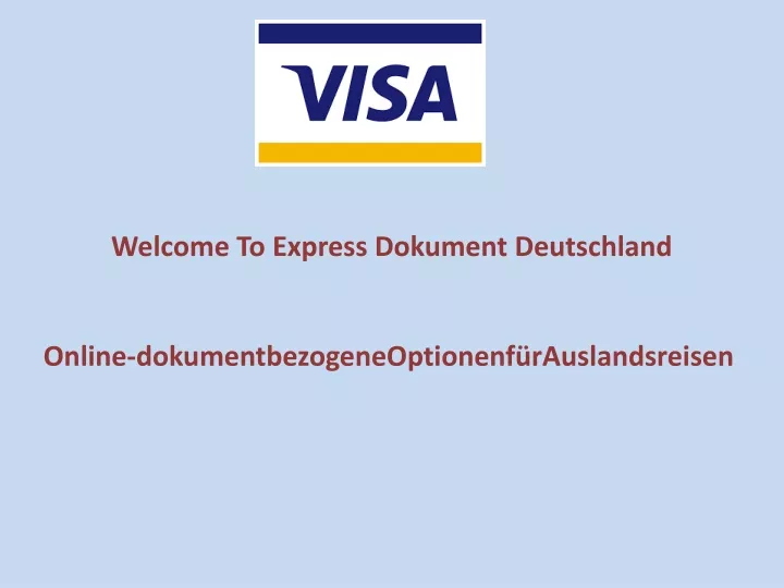 welcome to express dokument deutschland