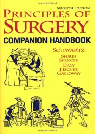 EBOOK Principles of Surgery Companion Handbook