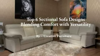 top 6 sectional sofa designs blending comfort with versatility