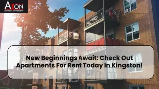 Apartment For Rent In Kingston