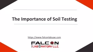 the importance of soil testing
