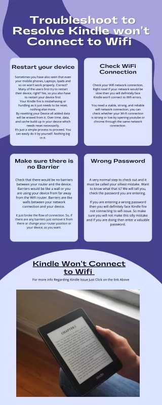 troubleshoot to troubleshoot to resolve kindle