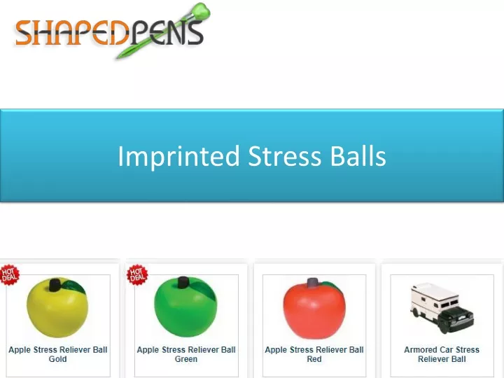 imprinted stress balls