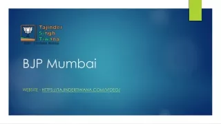 bjp mumbai