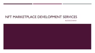 nft marketplace development services