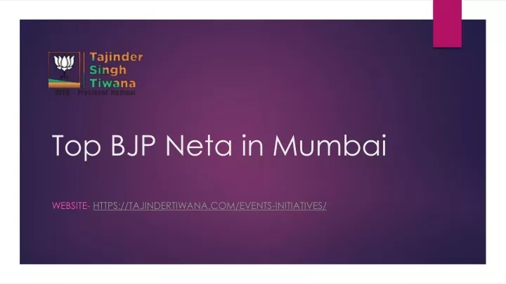 top bjp n eta in mumbai