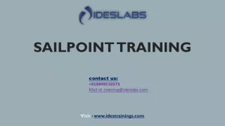sailpoint training