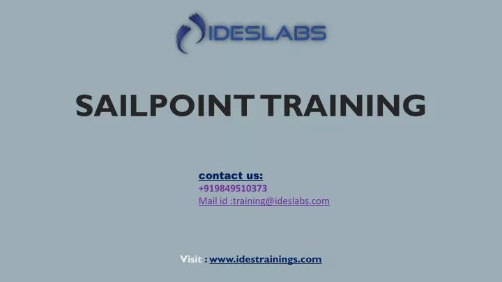 sailpoint training