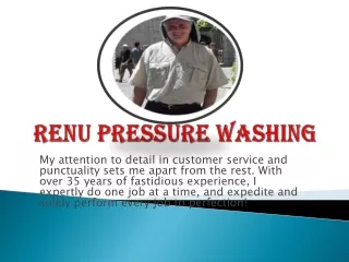 Pressure washing 77065