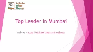 top leader in mumbai