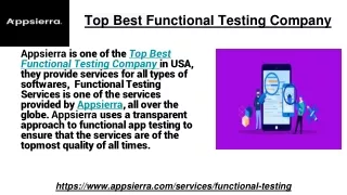 top best functional testing company