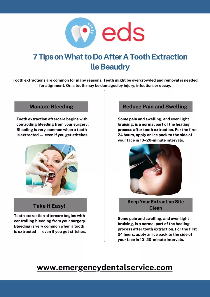 7 tips on what to do after a tooth extraction