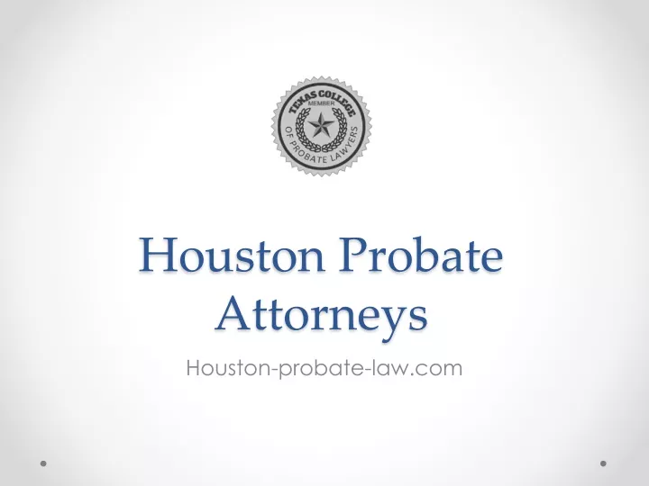 houston probate attorneys