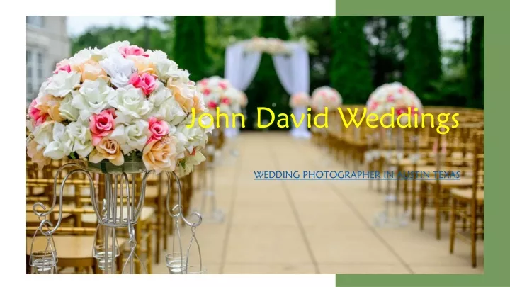 j ohn david weddings wedding photographer