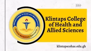 Institute of Health and Allied Sciences - Klintaps College
