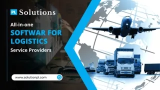 All-in-one Software for Logistics service providers