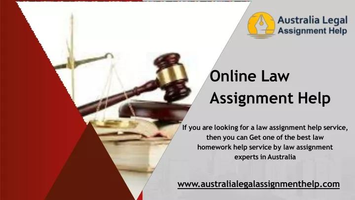 online law assignment help