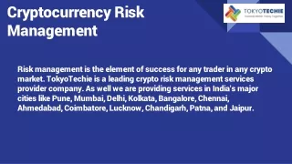 cryptocurrency risk management