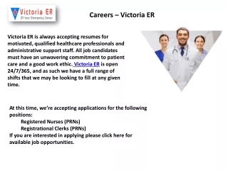 victoriaCOVID-19 Rapid Test Available at Victoria ER er ppt