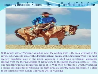 Insanely Beautiful Places In Wyoming You Need To See Once