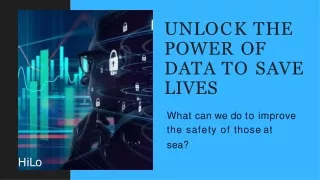 Unlock the power of data to save lives