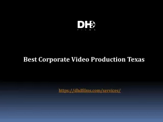 Corporate Video Production Texas