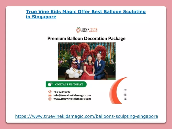 true vine kids magic offer best balloon sculpting