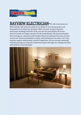 bayview electrician bayview electrician