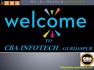 PPT CBA INFOTECH