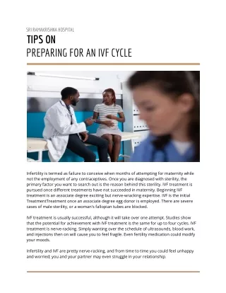 sri ramakrishna hospital tips on preparing