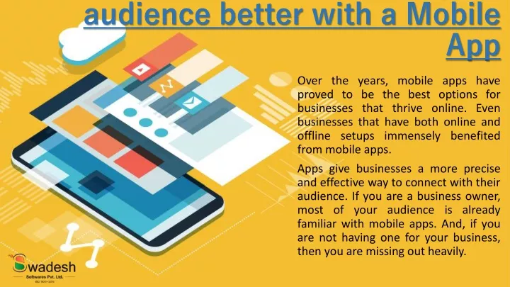 now you can know your audience better with a mobile app