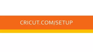 cricut.com/setup
