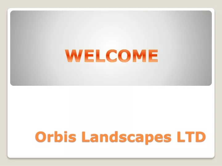 orbis landscapes ltd