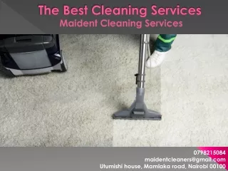 Professional Residential and Commercial Cleaning in Nairobi