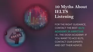 10 Myths About IELTS Listening